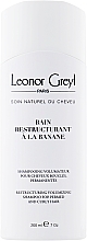 Champú reestructurante para cabello rizado con queratina y pantenol Leonor Greyl Bain Restructurant a la Banane