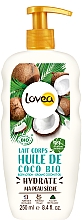 Lait à l'huile de noix de coco pour corps Lovea Nature Moisturizing Body Lotion