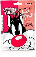 Masque tissu à l'extrait de fruit de la passion pour visage Mad Beauty Looney Tunes Mascarilla Facial Sylvester