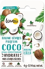 Baume à lèvres, Noix de coco Lovea Lip Balm Coconut Fragrance