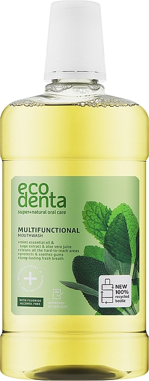 Bain de bouche antibactérien - Ecodenta Multifunctional Mouthwash