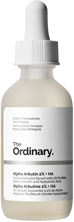 The Ordinary Alpha Arbutine 2% HA Serum Hydratant - Alpha Arbutine 2% + HA