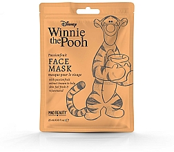 Masque tissu à l'extrait de fruit de la passion pour visage Mad Beauty Disney Winnie The Pooh Tigger Sheet Mask