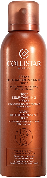 Spray autobronzant pour le corps, effet naturel - Collistar 360 Self-Tanning