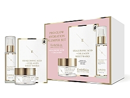 ErthSkin London Pro-Glow Hydration Plumper Set Set (sérum/60ml + crème/50ml + masque/3pcs)