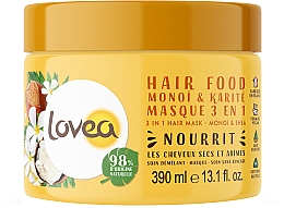 Masque à base de monoï et beurre de karité pour cheveux Lovea 3 in 1 Hair Mask "Monoi & Shea"