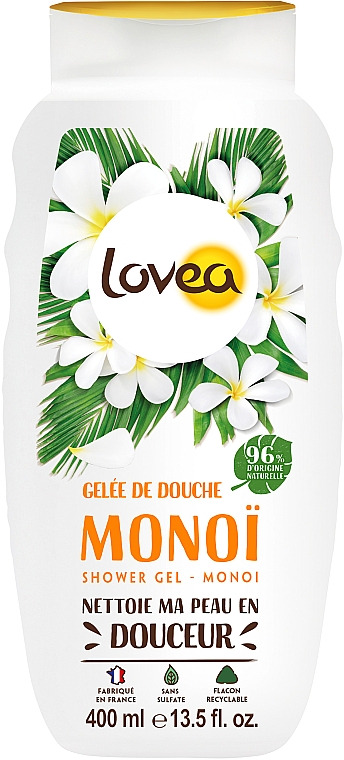 Gelée de douche, Monoï - Lovea Shower Gel Monoi