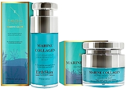 ErthSkin London Marine Collagen Set (crème nuit/50ml + sérum/30ml)