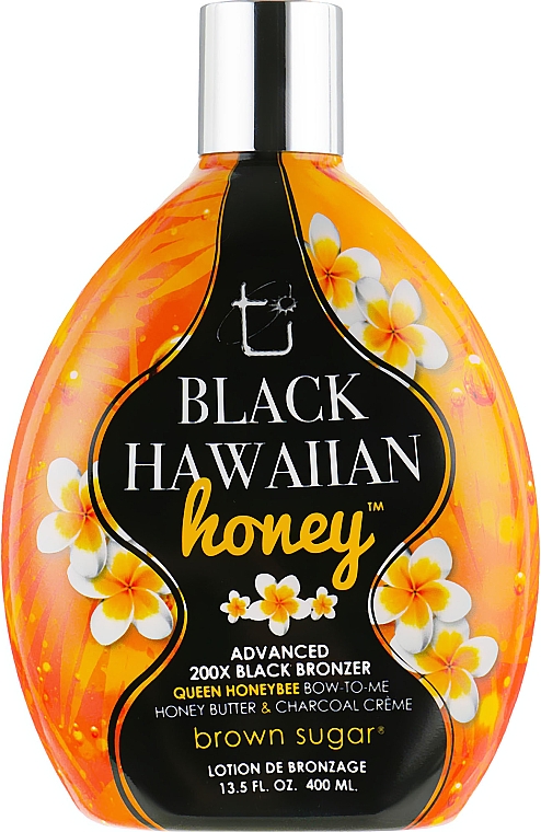 Lotion de bronzage à la gelée royale et huile de marula pour solarium - Brown Sugar Black Hawaiian Honey 200x