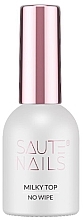 Top βερνίκι νυχιών Saute Nails Milky Top No Wipe