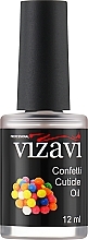 Λάδι για τα πετσάκια Vizavi Professional Confetti Cuticle Oil