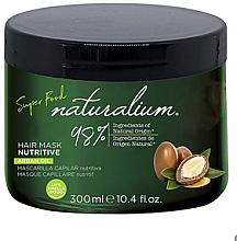 Μάσκα μαλλιών Nourishing Hair Mask Naturalium Super Food Argan Oil