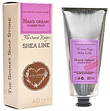 Κρέμα χεριών με γεύση πασιφλόρας Soap & Friends Shea Line Hand Cream Passion Fruit