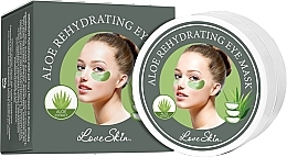 Επιθέματα ματιών υδρογέλης με αλόη βέρα Love Skin Aloe Rehydrating Eye Mask	