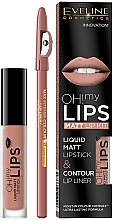 Σετ για τα χείλη Eveline Cosmetics Oh! My Lips (κραγιόν/4.5/g + μολύβι/1/g)