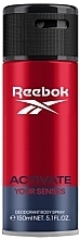 Αποσμητικό σπρέι για άνδρες Reebok Activate Your Senses Men Deodorant Body Spray