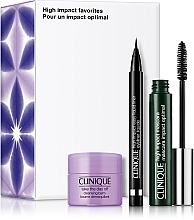 Clinique High Impact Favorites (mascara/7ml + eye/liner/0.34g + balm/15ml) Σετ