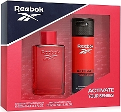 Reebok Activate Your Senses Σετ(edt/100ml + deo/spray/150ml) 