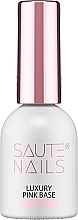 Βάση για τζελ βερνίκι, ροζ Saute Nails Luxury Pink Base