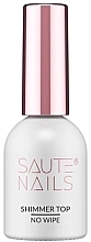 Top βερνίκι νυχιών Saute Nails Shimmer Top No Wipe	