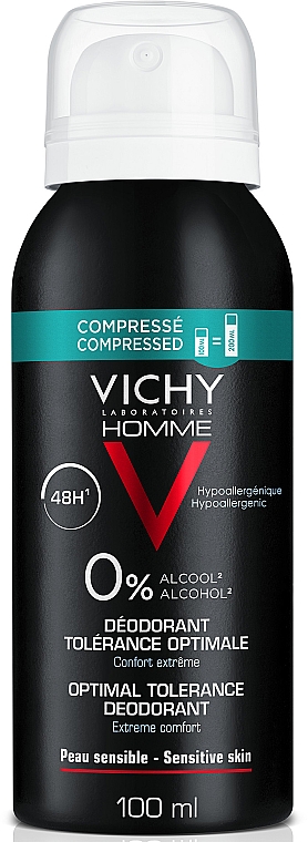 Dezodorans za muškarce "Optimalna udobnost za osjetljivu kožu" - Vichy Optimal Tolerance Deodorant 48H