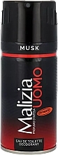 Parfimirani dezodorans "Mošus" Malizia Uomo Deodorant Spray Musk