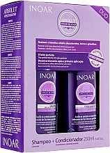 Set "Savršena plavuša" nakon keratin-botoxa Inoar Absolut Speed Blond(shmp/250/ml + cond/250/ml)