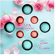 Set bombica za kupanje Spa Monents Rose Kisses Set (bath/bomb/4x30g + bath/bomb/4x20g)