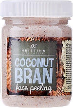 Piling lica kokosovim ljuspicama Hristina Cosmetics Coconut Bran Face Peeling