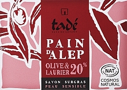 Aleppo sapun s uljem lovora 20% Tade Pain d'Alep Olive & Laurier 20% Soap