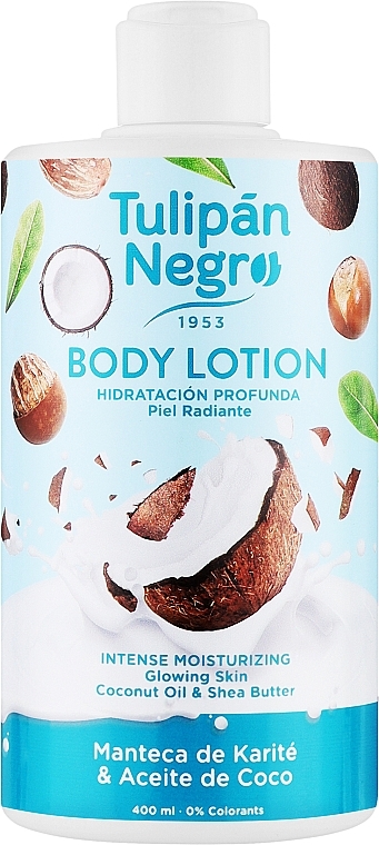 Losion za tijelo "Shea maslac i kokosovo ulje" - Tulipan Negro Shea Butter & Coconut Oil Body Lotion