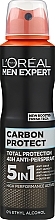 Dezodorans-antiperspirant "Carbon protection" L'Oreal Paris Men Expert