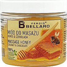 Med za masažu "Kokos i čokolada" Fergio Bellaro Massage Honey Coconut & Chocolate