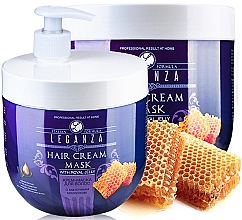 Maska za kremu za kosu s matičnom mliječ Leganza Cream Hair Mask With Royal Jelly (s dozatorom)