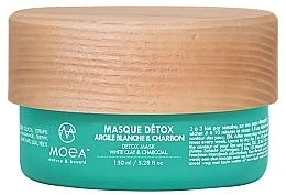 Detox-maska ​​od bijele gline i ugljena Moea Detox Mask White Clay & Charcoal