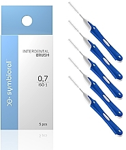 Fogköztisztító kefe, 0,7 mm Symbioral Interdental Brush ISO 1