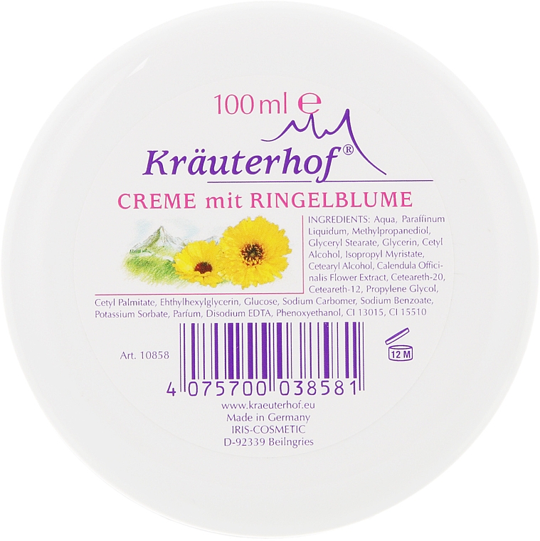 Univerzális krém körömvirág kivonattal - Krauterhof Calendula Cream