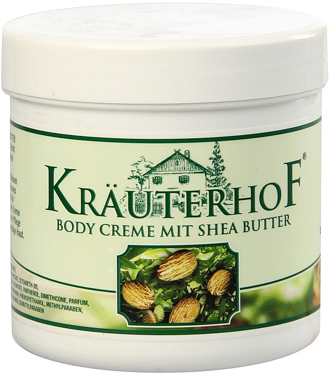 Testápoló krém shea vajjal - Krauterhof Body Cream With Shea Butter