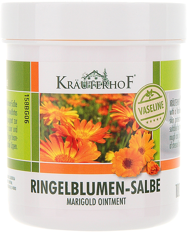 Vazelin alapú körömvirág kenőcs - Krauterhof Marigold Ointment