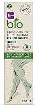 Hámlasztó szőrtelenítő maszk Taky Bio Natural Exfoliating Hair Removal Mask