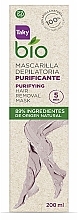 Tisztító maszk szőrtelenítéshez Taky Bio Natural Purifying Hair Removal Mask