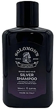 Sampon ősz és szőke hajra és szakállra Solomon's Beard & Hair Silver Shampoo Leviathan