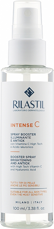 Antioxidant Brightening Spray Booster with Vitamin C - Rilastil Intense C Booster Spray