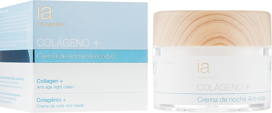 Collagen and Vitamin C Anti-Ageing Night Face Cream - Interapothek Crema De Noche Anti-Edad Colageno +