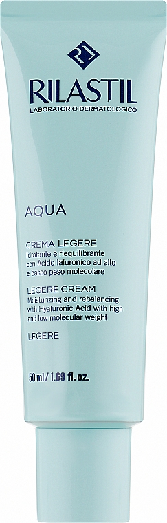 Nourishing Moisture-Balancing Face Cream for Normal & Combination Skin - Rilastil Aqua Crema