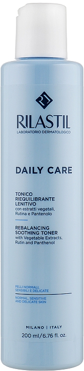 Face Tonic for Normal, Sensitive & Delicate Skin - Rilastil Daily Care Tonico