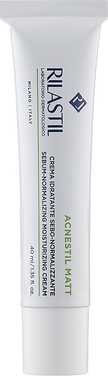 Soothing & Mattifying Cream - Rilastil Acnestil Matt Sebum-Normalizing Moisturizing Cream