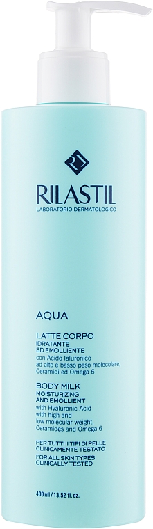 Deep Moisturizing Body Milk - Rilastil Aqua Latte Corpo