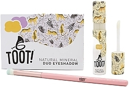 Toot! Cheetah Glow Eyeshadow & Lip Gloss Box Set (eyesh/4,6g + lip/gloss/5,5ml + brush/1pcs) Set