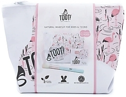 Set Toot! Blushing Flamingo Blush Bag Set (blush/3g + brush/1pcs + bag/1pcs)